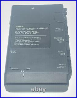 Vtg Aiwa HS-J880 Portable AM/FM Stereo Cassette Recorder RARE With PLUG