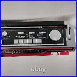 Vtg GE General Electric 3-5631 AM/FM Stereo Dual Cassette Recorder Tested