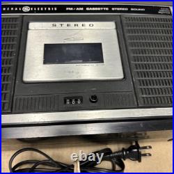 Vtg General Electric 3-5255A AM FM Cassette Tape Player Recorder WORKS