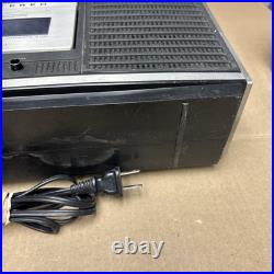 Vtg General Electric 3-5255A AM FM Cassette Tape Player Recorder WORKS