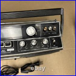 Vtg General Electric 3-5255A AM FM Cassette Tape Player Recorder WORKS