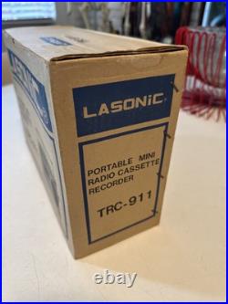 Vtg NOS Lasonic Boombox TRC-911 RADIO RECORDER CASSETTE Vtg NOS Lasonic Boombox TRC-911 RADIO RECORDER CASSETTE