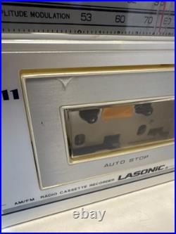 Vtg NOS Lasonic Boombox TRC-911 RADIO RECORDER CASSETTE Vtg NOS Lasonic Boombox TRC-911 RADIO RECORDER CASSETTE
