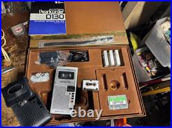 Vtg Olympus PearlCorder D130 Microcassette Tape Recorder with Accessories Tested
