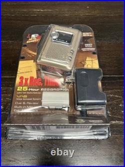 Vtg Panasonic Cassette Recorder RQ-L51 3X Rec Time Voice Activated Cue Review