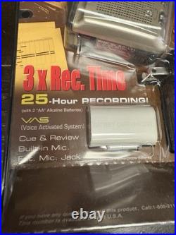 Vtg Panasonic Cassette Recorder RQ-L51 3X Rec Time Voice Activated Cue Review