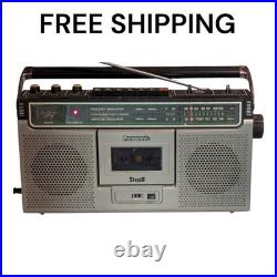 Vtg Panasonic RQ-4040 Boombox Stereo Tape Cassette Recorder AM/FM Portable Works