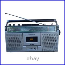 Vtg Panasonic RQ-4040 Boombox Stereo Tape Cassette Recorder AM/FM Portable Works