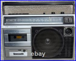 Vtg Panasonic RX-1740 BOOMBOX AM/FM Radio Cassette Player Recorder 1978-1983