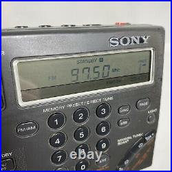 Vtg SONY ICF-SW1000T World Band Receiver Shortwave AM/FM Radio Cassette Recorder