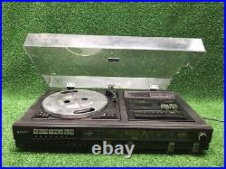 Vtg Sanyo GXT 5000 Turntable Cassette Tape Recorder Dolby Ultra Rare As Is wow