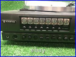 Vtg Sanyo GXT 5000 Turntable Cassette Tape Recorder Dolby Ultra Rare As Is wow