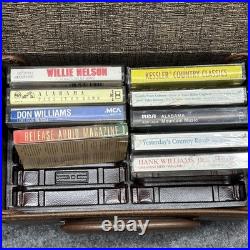 Vtg Sanyo M1770F Mini Radio Cassette Player Bundle With Case Tested 9 Cassette