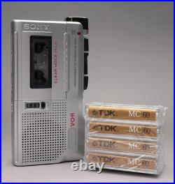 Vtg Sony M560V Micro Cassette Voice Recorder M-560V + Blank Tapes TESTED