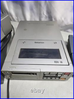 Vtg Sony SL-2000 Beta Cassette Recorder With TT-2000 HVC-2200 Camera & Editing