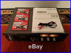 Vtg TASCAM 122 Professional 3 Head Rack Mount Cassette Tape Deck Recorder Japan