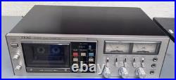 Vtg TEAC Hifi CX-650R Auto Reverse Stereo Cassette Tape Deck Recorder Tested