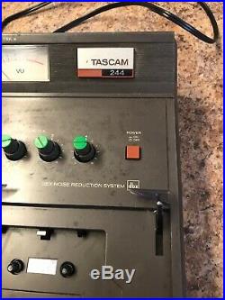 Vtg Tascam 244 Portastudio 4 Track Cassette Recorder For Parts Repair