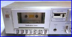 Vtg Technics Rs-m205 Cassette Tape Deck Player Recorder Made In Japan