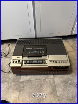 WORKING! Magnavox Top Loading Vintage VHS Video Cassette Recorder VK8227BRO1