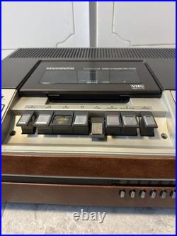 WORKING! Magnavox Top Loading Vintage VHS Video Cassette Recorder VK8227BRO1