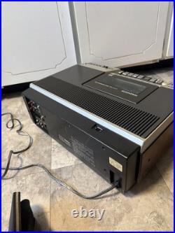 WORKING! Magnavox Top Loading Vintage VHS Video Cassette Recorder VK8227BRO1