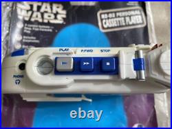 WORKING R2D2 Personal Cassette Player Star Wars Vintage Unused Retro from Japan