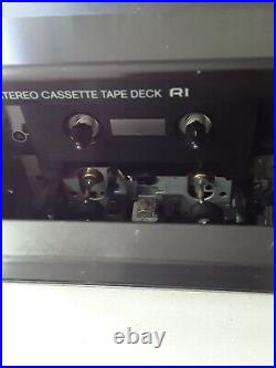 WORKING VINTAGE ONKYO TA-RW404 Dual Auto Reverse Cassette Deck Dolby B/C, HX Pro