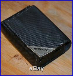 Walkman Sony WM-W800 Case Double cassette player recorder vintage + mic