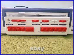 Working, Refurbished Vintage Pepsi Boombox/Dual Cassette Tape Player 1980's Working, Refurbished Vintage Pepsi Boombox/Dual Cassette Tape Player 1980's