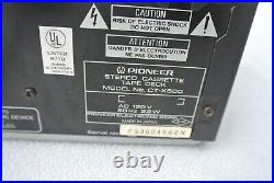 Working Vintage Pioneer CT-X500 Cassette Player Recorder Deck Auto Reverse
