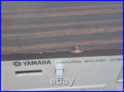 YAMAHA K-850 NS Series Stereo Cassette Deck Vintage Japan SEE VIDEO-NEEDS REPAIR