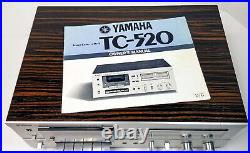 YAMAHA TC-520 Vintage 1978 Stereo Cassette Deck Player and Recorder With Extras