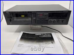 Yamaha K-540 Stereo Vtg Cassette Deck HX Pro Dynamic Bias Servo Tested See Video Yamaha K-540 Stereo Vtg Cassette Deck HX Pro Dynamic Bias Servo Tested See Video