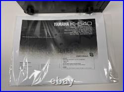 Yamaha K-540 Stereo Vtg Cassette Deck HX Pro Dynamic Bias Servo Tested See Video Yamaha K-540 Stereo Vtg Cassette Deck HX Pro Dynamic Bias Servo Tested See Video