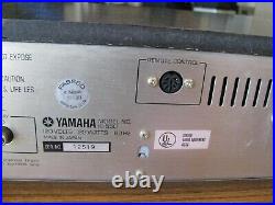 Yamaha K-550 Vintage 2 Head Cassette Deck Recorder New Belts Full Function Works