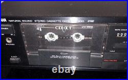 Yamaha KX-230 Single Stereo Cassette Deck Tape Player Recorder, Vintage Japan