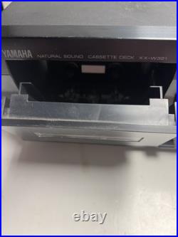 Yamaha KX-W321 Natural Sound Dual Cassette Deck Tested Working Vintage Stereo