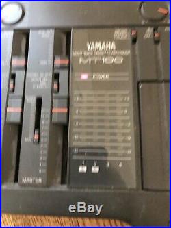Yamaha MT100 4-Track Cassette Recorder, Multitrack, Vintage Analog, 4 outputs