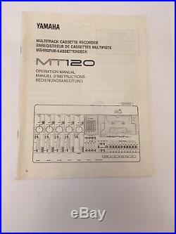 Yamaha MT120 Multitrack Cassette Recorder Vintage