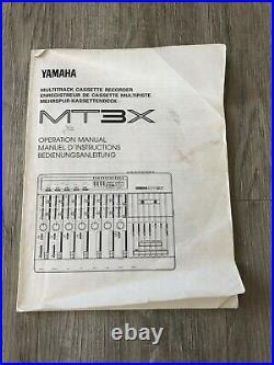 Yamaha MT3X Analog Cassette Multitrack 4-Track Recorder vintage, hardly used
