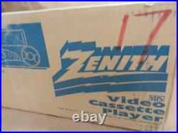 ZENITH VINTAGE VHS Video Cassette Recorder Player VCR NEW IN BOX RARE